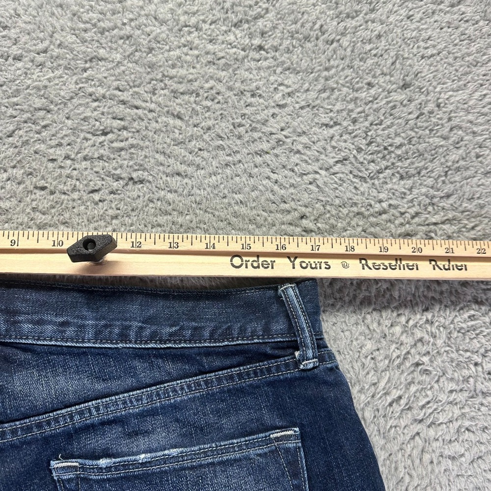 Vintage Banana Republic Jeans Men's 34x32 Blue Cotton Denim Straight Workwear - Picture 7 of 10
